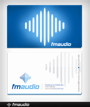 Business Card Design by Imajin Studios for FM Audio | Design: #100028