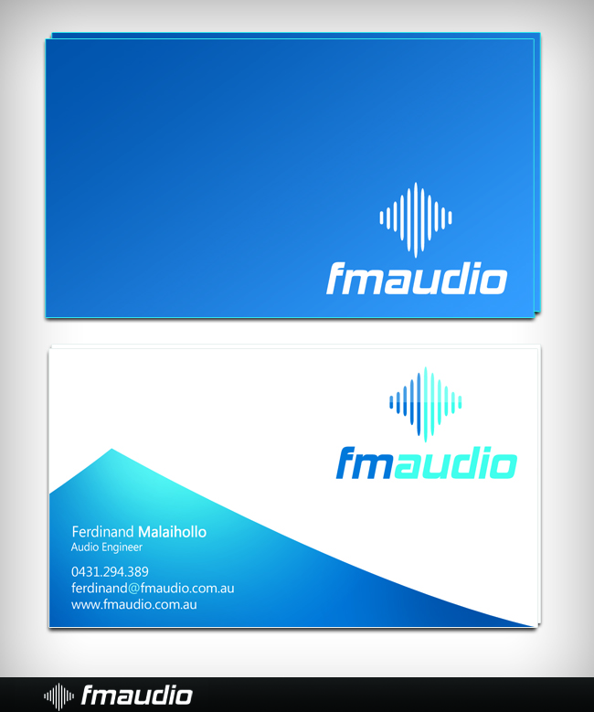 Business Card Design by Imajin Studios for FM Audio | Design #100031