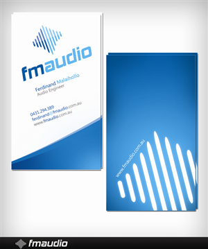 Business Card Design by Imajin Studios for FM Audio | Design: #101010