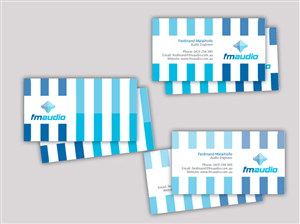 Business Card Design by Darina Stoianova for FM Audio | Design #100327