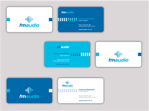 Business Card Design by Darina Stoianova for FM Audio | Design: #101307