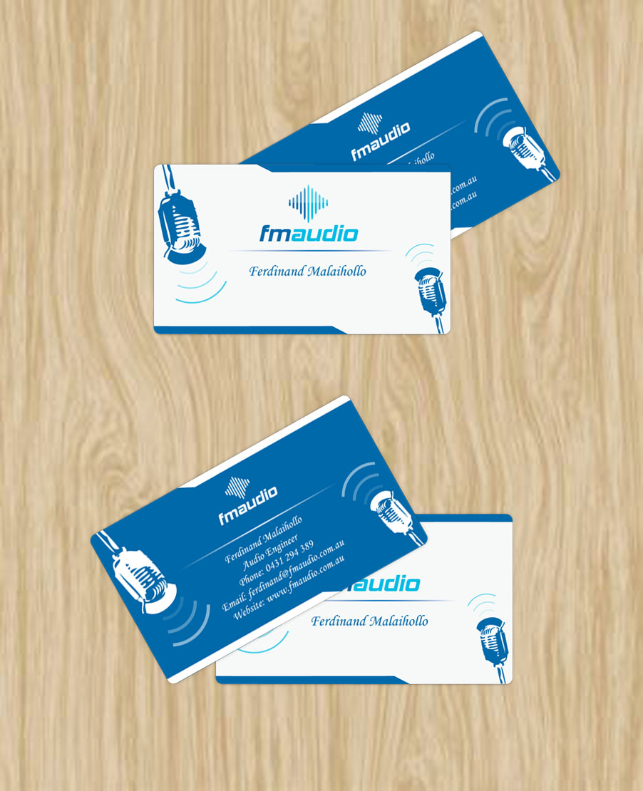 Design de Carte de Visite par Harpreet  singh pour FM Audio | Design #107727