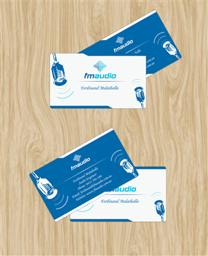 Business Card Design by Harpreet  singh for FM Audio | Design: #107727