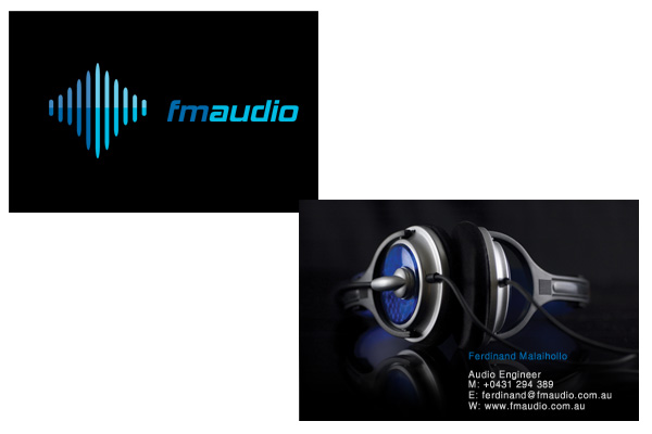 Design de Carte de Visite par Gekko Web Design pour FM Audio | Design #108603