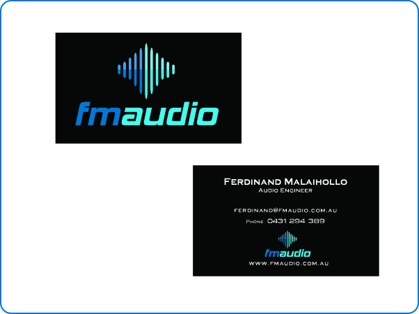 Design de Carte de Visite par Stellar Designs pour FM Audio | Design #101202