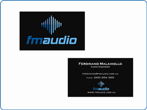 Business Card Design by Stellar Designs for FM Audio | Design: #101202