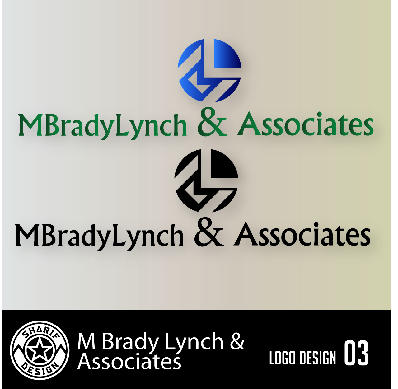 Design de Logo par  sharif3design pour M. Brady Lynch and Associates | Design #3683979