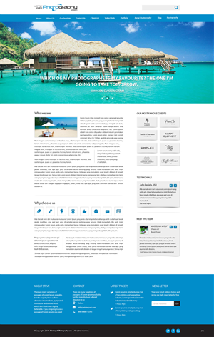 Wordpress Design by pb for this project | Design: #3693972