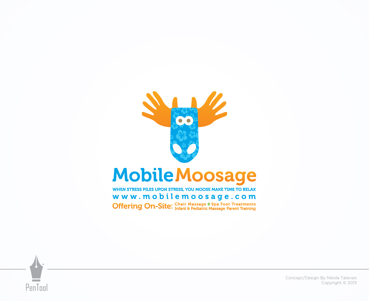 Logo Design by PenTool for Mobile Moosage | Design #3673588