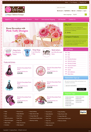 Web Design by pb for this project | Design: #917796