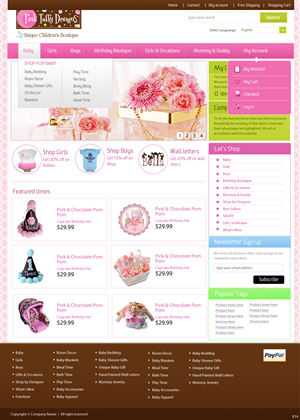 Web Design by pb for this project | Design: #920045