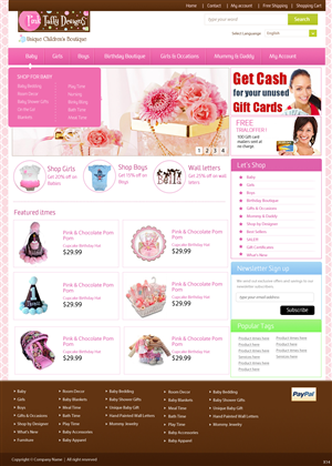 Web Design by pb for this project | Design: #921976