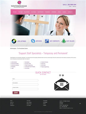 Web Design by pb for this project | Design: #926101