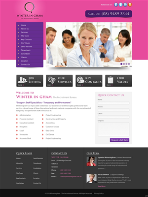 Web Design by pb for this project | Design: #926102