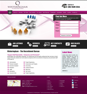 Web Design by TechWise for this project | Design: #924999