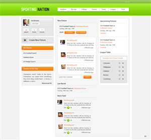 Web Design by pb for Sporting Nation Ltd | Design: #927323