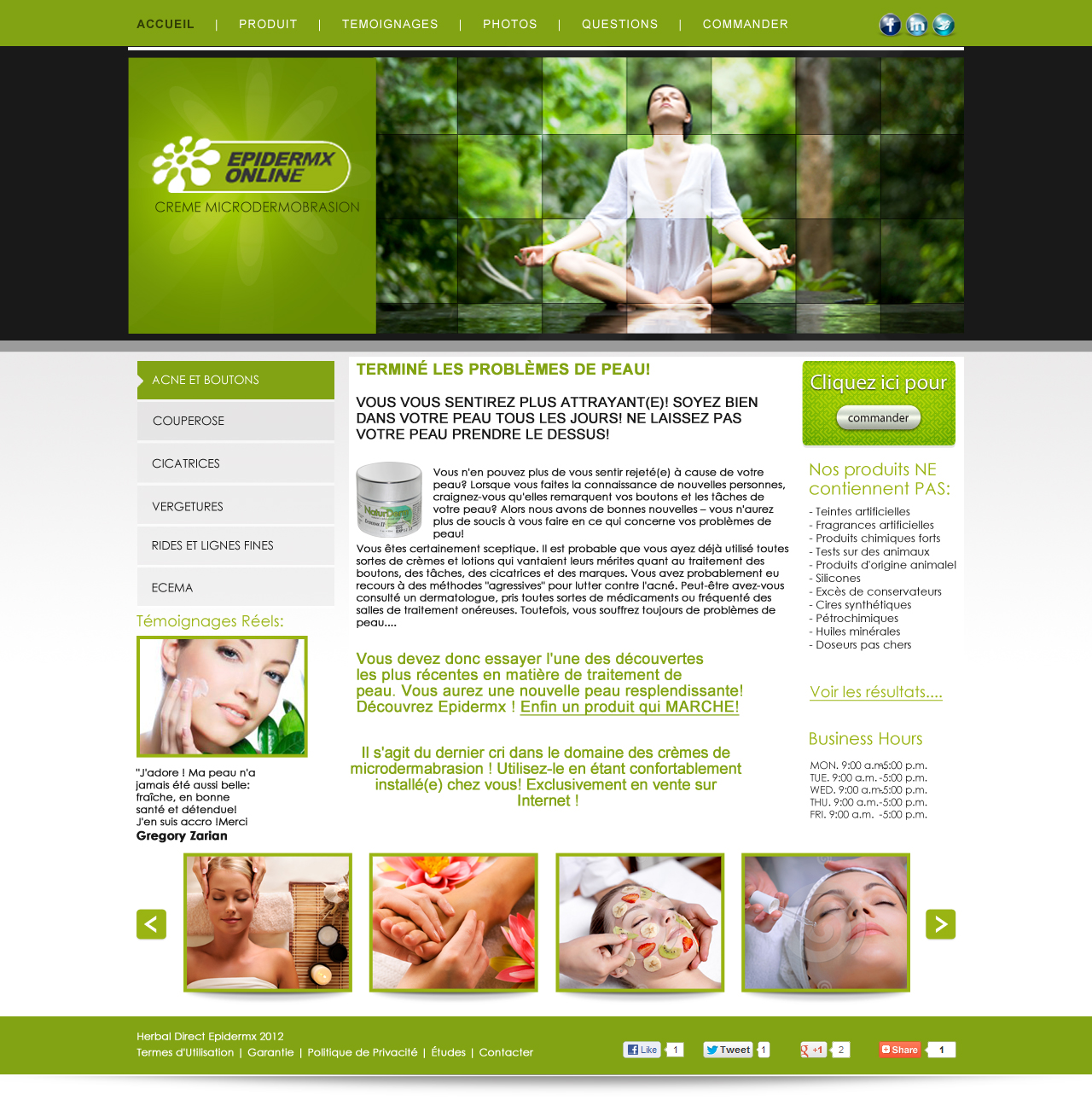 Web Design by Impressive Sol for herbal Direct SL - b36952430 | Design #961551