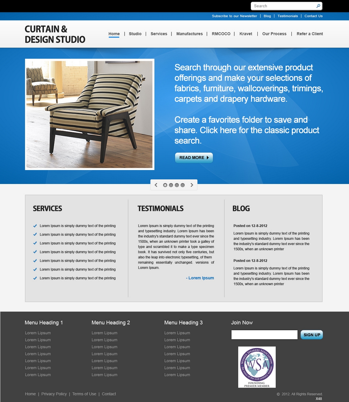 Wordpress Design by pb for Boomtown Internet Group, Inc. | Design #941034
