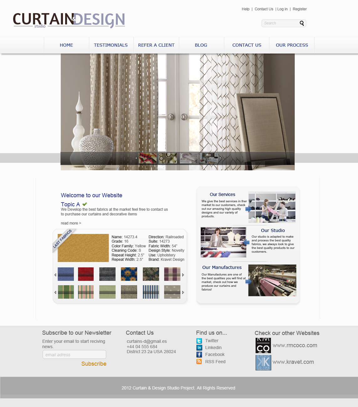 Wordpress Design by Marouk for Boomtown Internet Group, Inc. | Design #946429