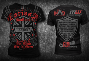 MMA inspired Tshirt/hoodie or singlet Design