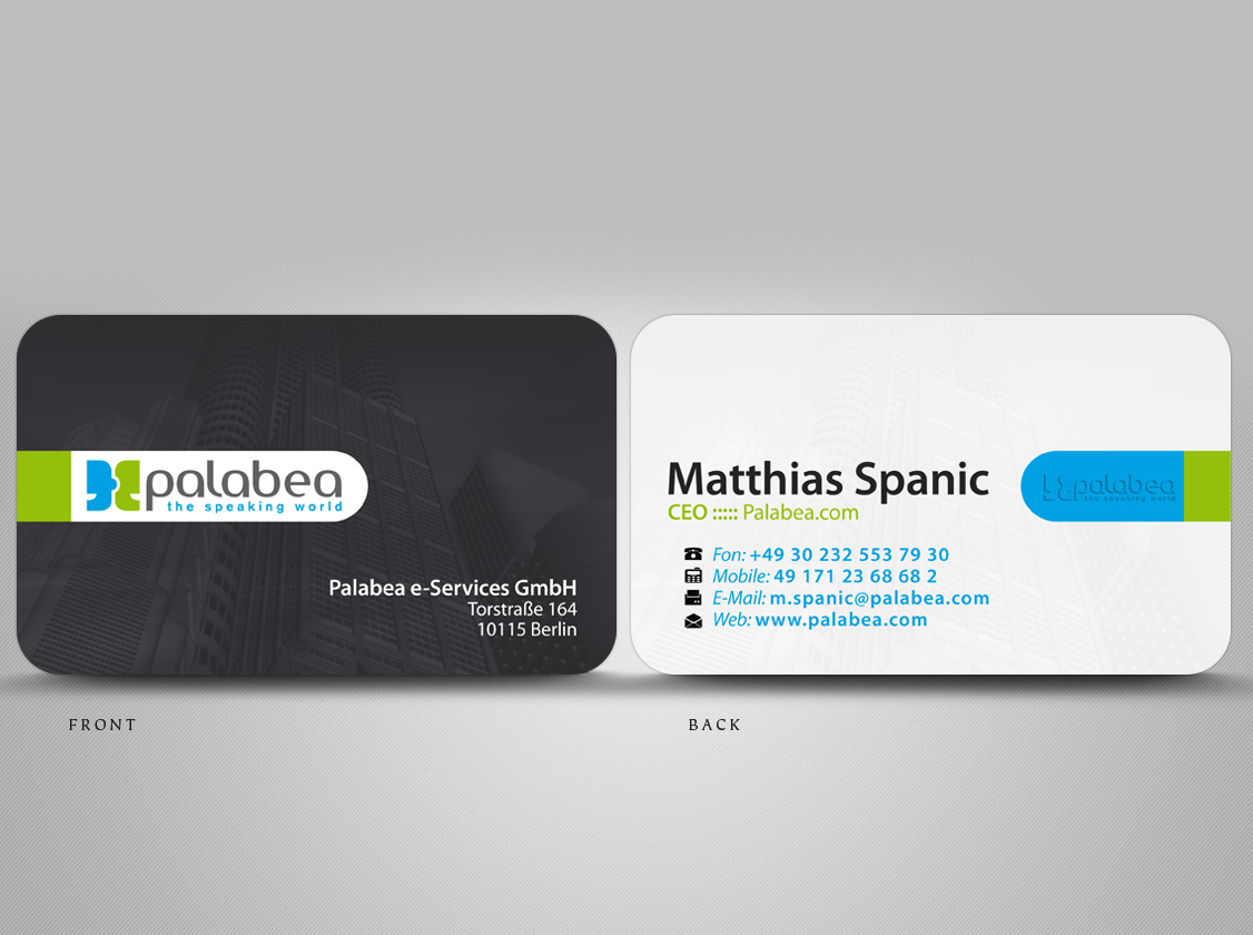 Business Card Design by disign for this project | Design #919843