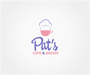 Logo Design by CBDesign for Pat's Cafe & Bakery | Design: #3658613