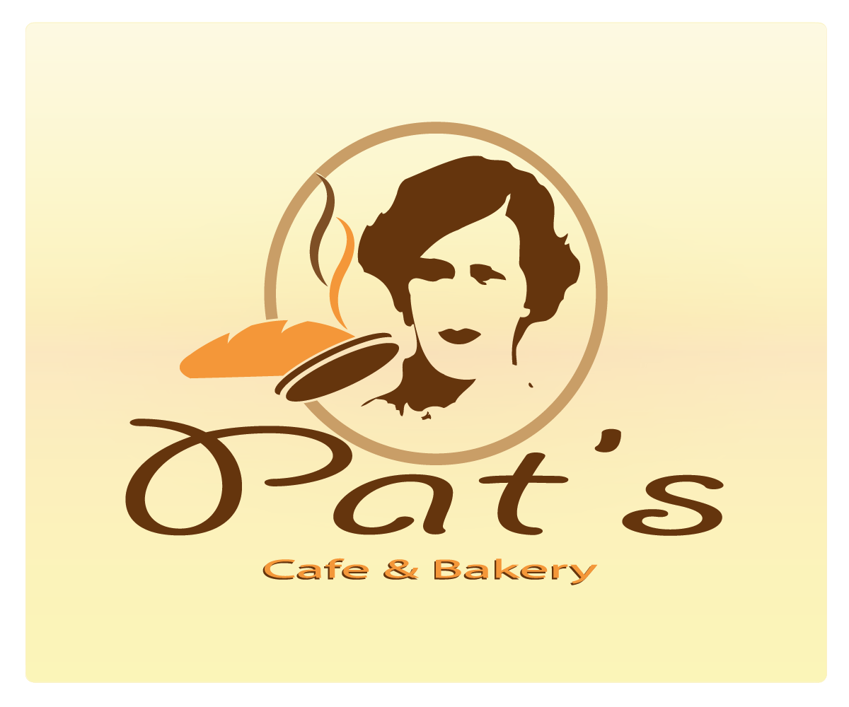 Logo Design by txt2me for Pat's Cafe & Bakery | Design #3674752
