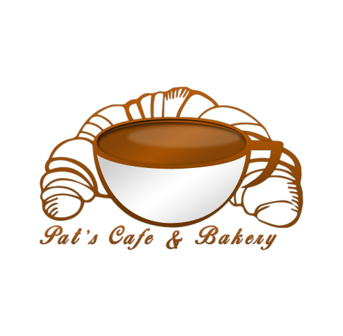 Logo Design by Luchyan for Pat's Cafe & Bakery | Design #3667314
