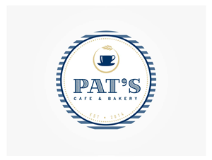 Logo Design by wonderland for Pat's Cafe & Bakery | Design: #3688537