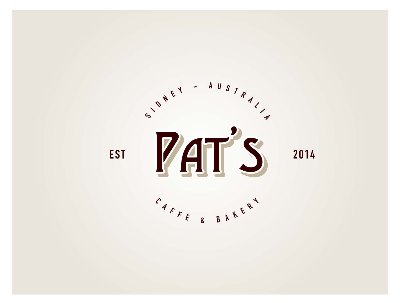 Logo Design by wonderland for Pat's Cafe & Bakery | Design #3688538