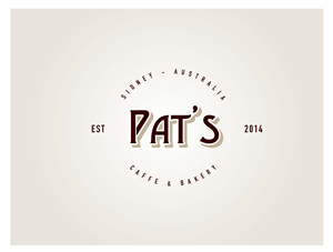 Logo Design by wonderland for Pat's Cafe & Bakery | Design: #3688538
