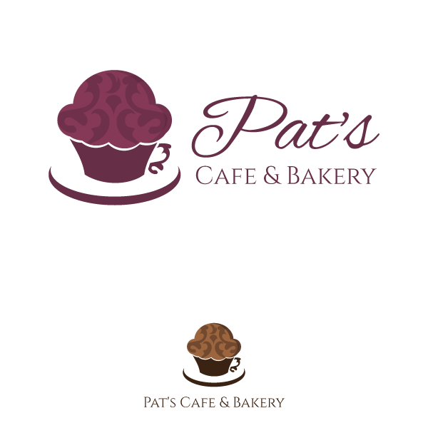 Logo Design by dalia sanad for Pat's Cafe & Bakery | Design #3660341