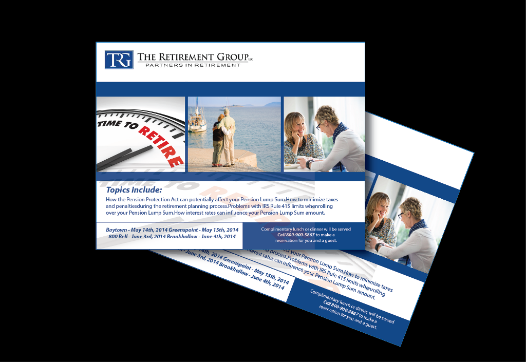 Postcard Design by nafizrahat for The Retirement Group | Design #3676671