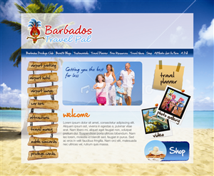 Web Design by logoclinic for Barbados Holiday Lettings | Design #104019