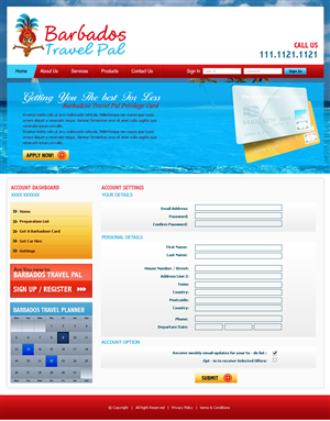 Diseño Web por Expert Designer para Barbados Holiday Lettings | Diseño: #101608