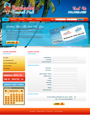 Diseño Web por Expert Designer para Barbados Holiday Lettings | Diseño: #102141