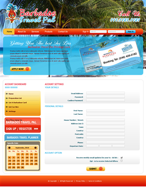 Diseño Web por Expert Designer para Barbados Holiday Lettings | Diseño: #102145