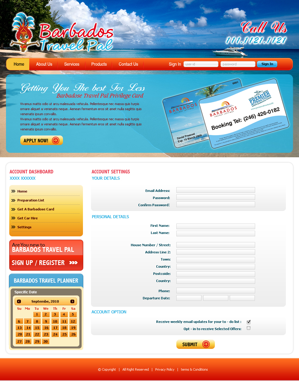 Diseño Web por Expert Designer para Barbados Holiday Lettings | Diseño #102650