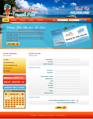 Diseño Web por Expert Designer para Barbados Holiday Lettings | Diseño: #102650