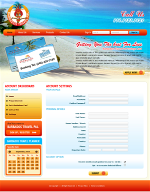 Barbados Travel Pal - A Travel Services Website | Diseño Web por Expert Designer