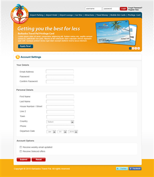 Diseño Web por Sky Ram para Barbados Holiday Lettings | Diseño: #101833