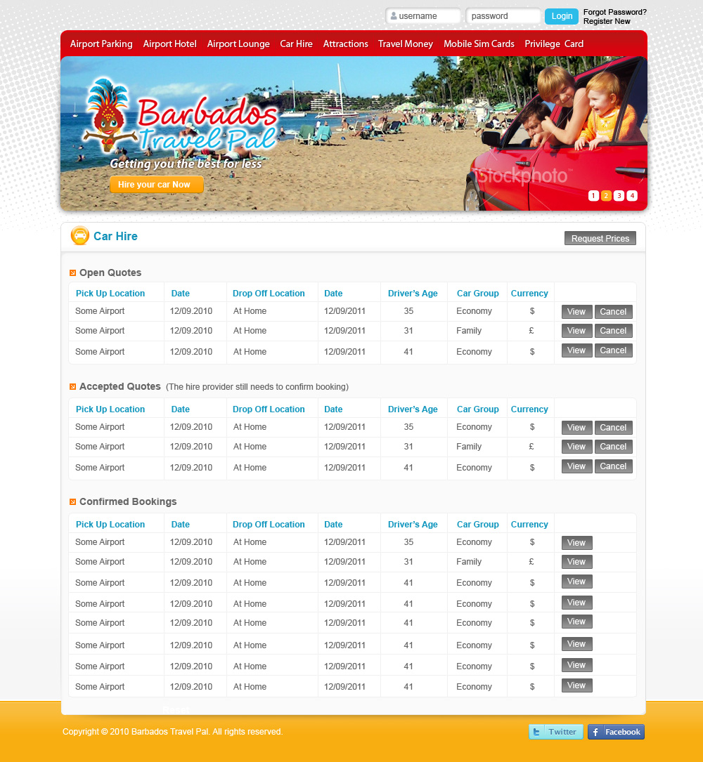 Diseño Web por Sky Ram para Barbados Holiday Lettings | Diseño #103682