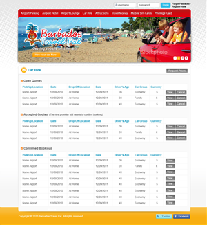 Diseño Web por Sky Ram para Barbados Holiday Lettings | Diseño: #103682