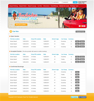 Barbados Travel Pal - A Travel Services Website | Diseño Web por Sky Ram