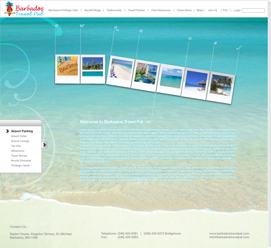 Diseño Web por MDS - bonusplusdesign.com para Barbados Holiday Lettings | Diseño #102076