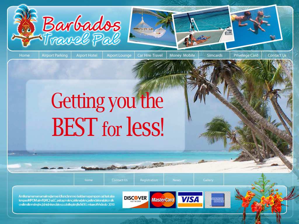 Diseño Web por ganz abecia para Barbados Holiday Lettings | Diseño #102656