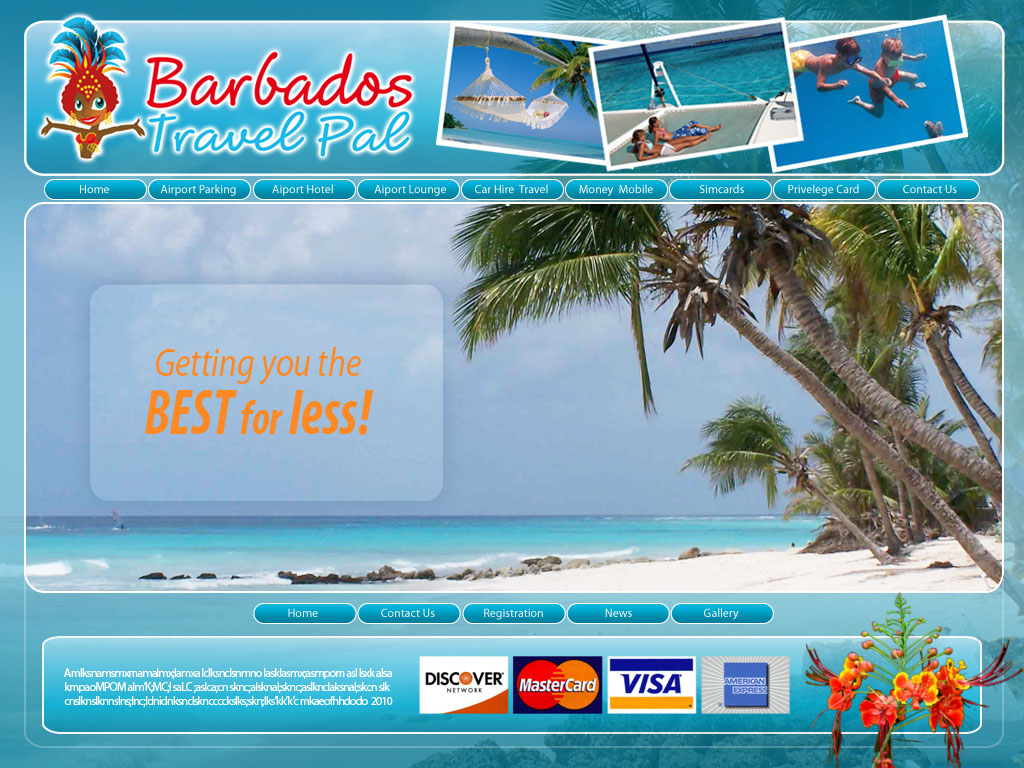 Diseño Web por ganz abecia para Barbados Holiday Lettings | Diseño: #103941