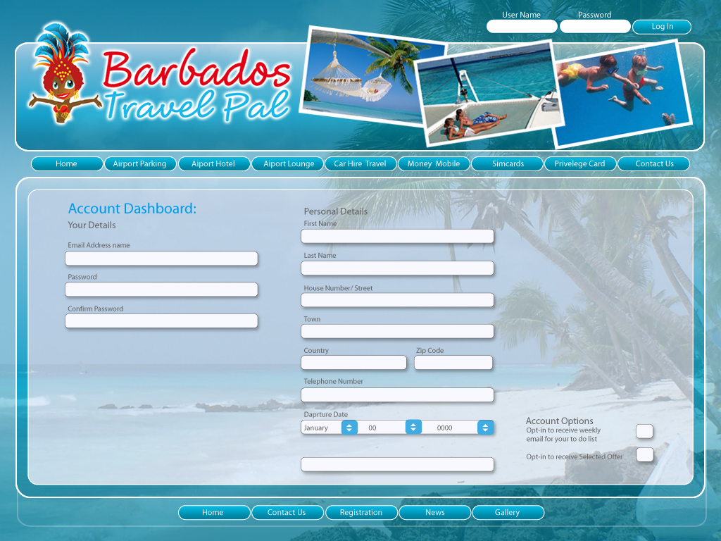 Diseño Web por ganz abecia para Barbados Holiday Lettings | Diseño #104678