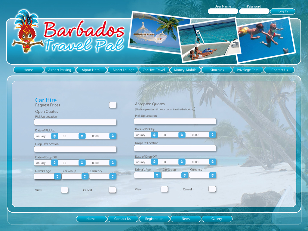 Diseño Web por ganz abecia para Barbados Holiday Lettings | Diseño #104683