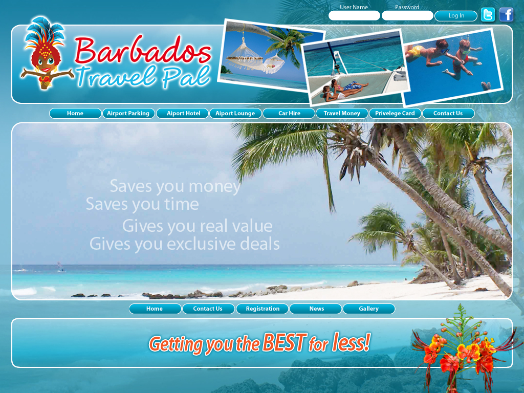 Diseño Web por ganz abecia para Barbados Holiday Lettings | Diseño #105485